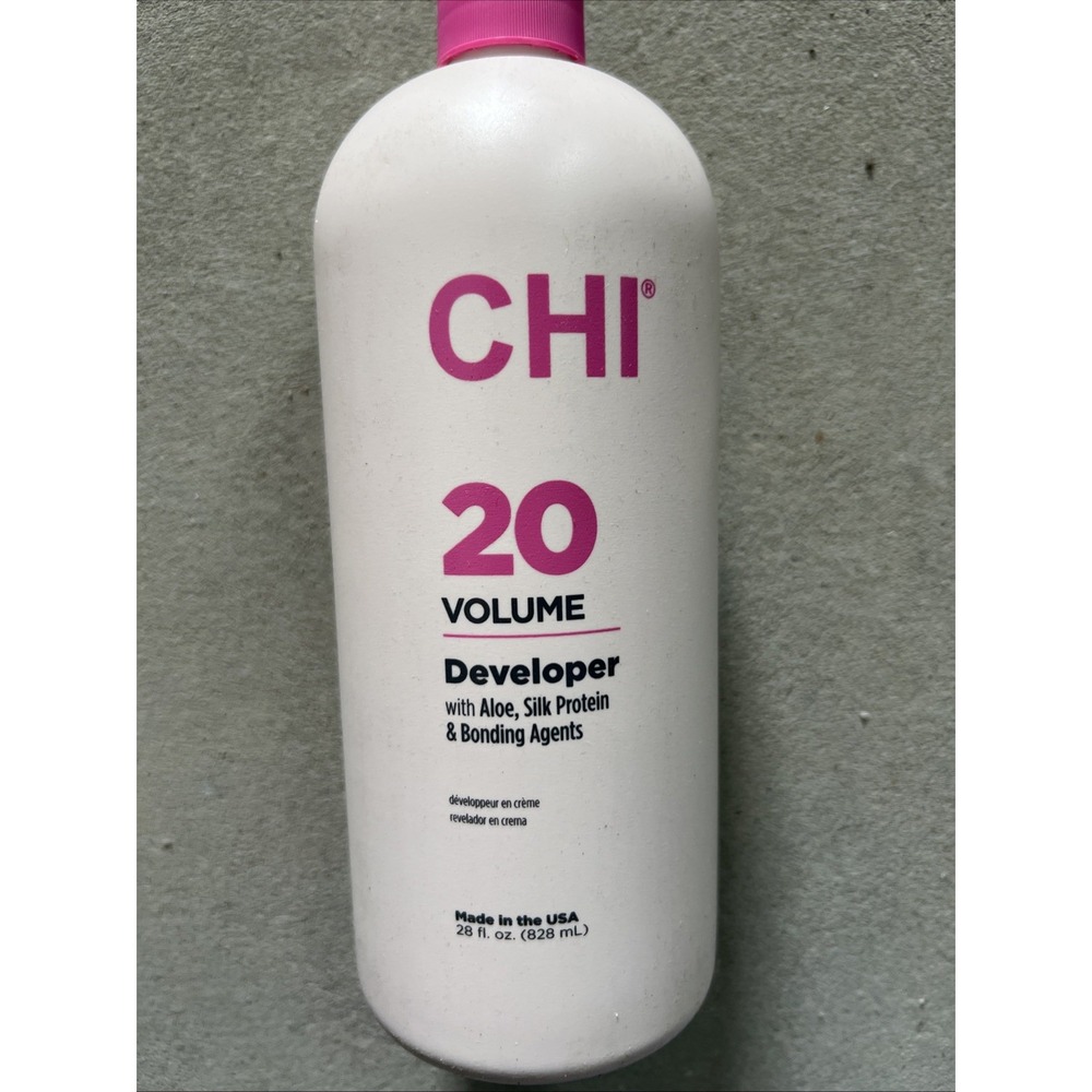 CHI 20 Volume Developer 28‎ oz With Aloe Silk Protein And Bonding Agents